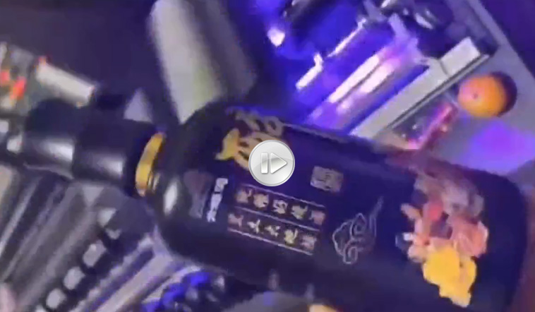 圓柱體打印視頻，酒瓶打印視頻，化妝品打印視頻